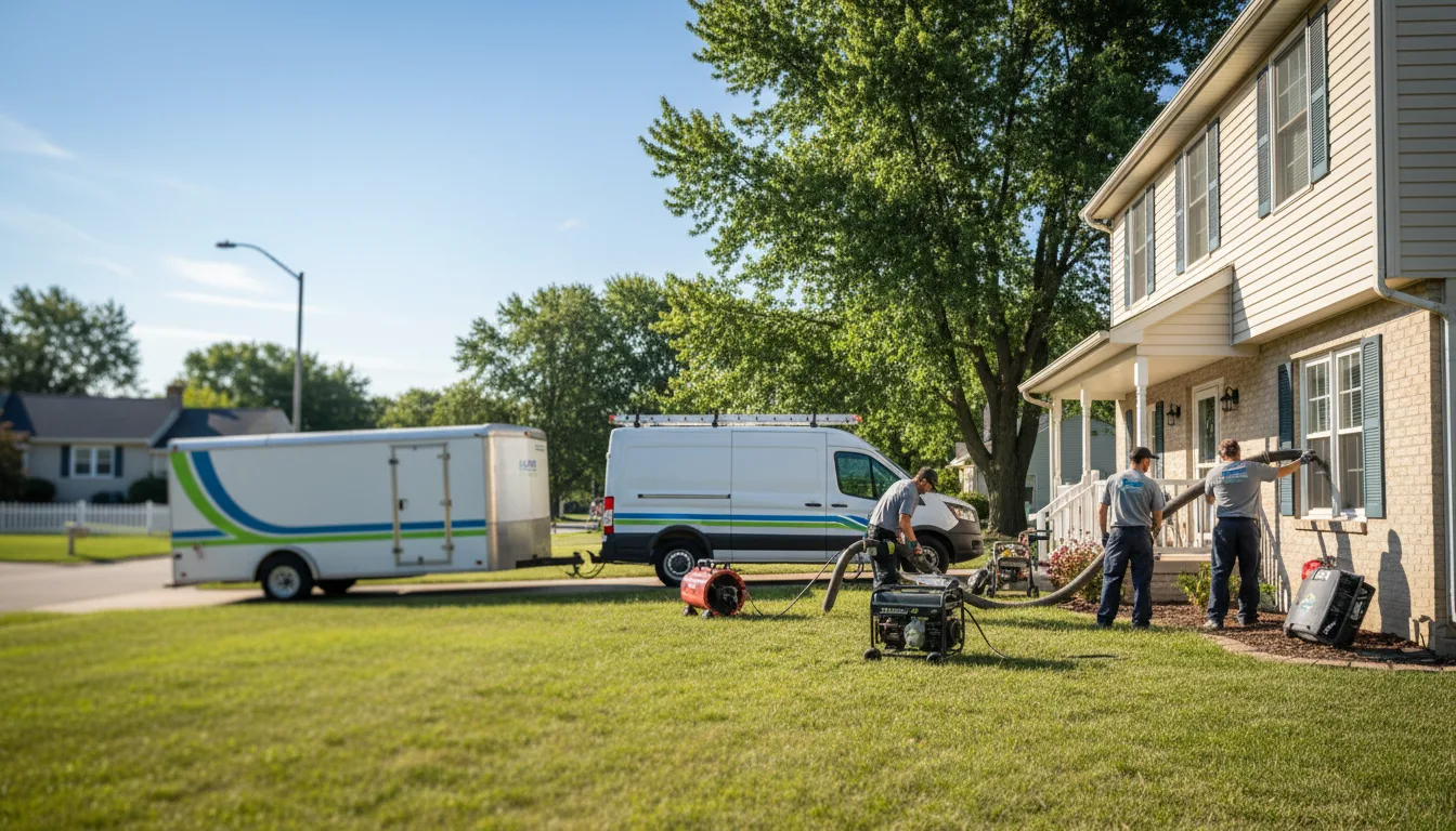 Flooded Basement Restoration And Cleanup With Repair in Buffalo, KS near me